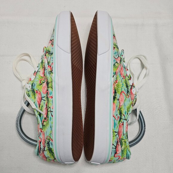 Vans Ultracush Pink Flamingo Shoes Low Top Lace Up Skateboard Women's Size 8 EUC - Picture 8 of 12